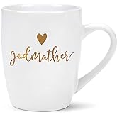 Maustic Godmother Gifts from Godchild, Christmas Mothers Day Birthday Gifts, God Mother Mug, Godmother Proposal, 12 Oz