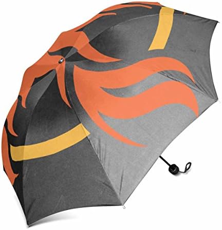 Honxjsnz Folding Umbrella Windproof Sturdy and Portable，37.4 inch x 11.42 inch