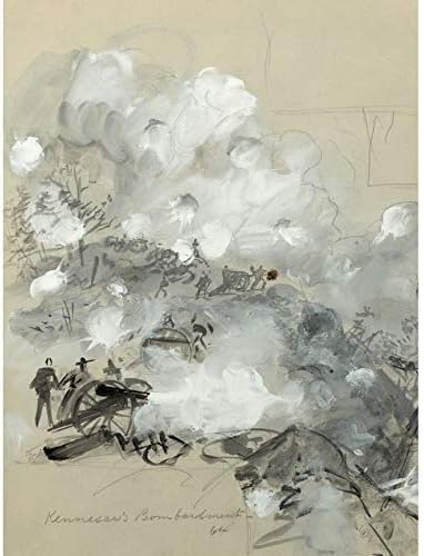 Amazon Co Jp ポスター ウォードケネソー砲撃私たち南北戦争 A3サイズ インテリア 壁紙用 絵画 アート 壁紙ポスター ホーム キッチン