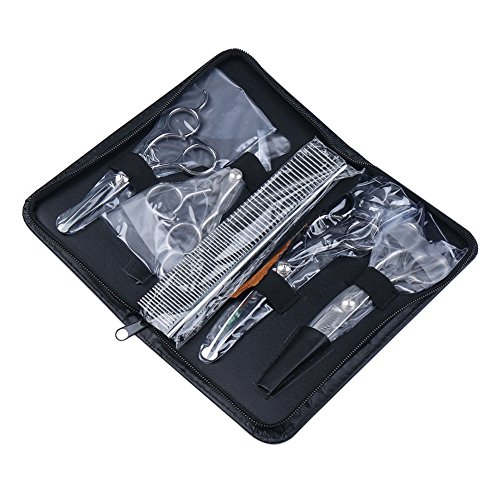 Dog Grooming Scissors Kit with Round Tip, Set of 5 Cat Dog Scissors