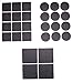 Ram-Pro 28Pc Anti-Scratch Foam Furniture Protection Pads Kit & Self Adhesive Floor Cushion Protectors Set – 1” Round, 1” Square & 1.5” Square
