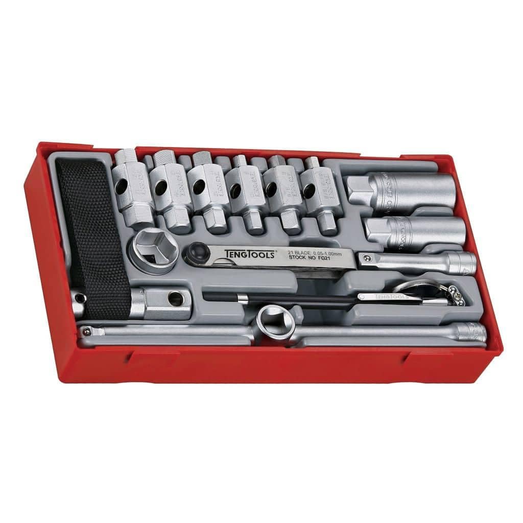 Teng TTOS16 Oil Service Set (16-Piece)