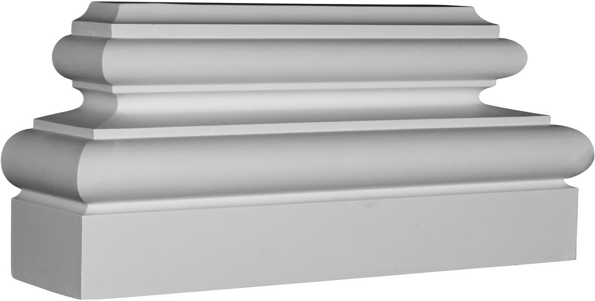 Ekena Millwork BASE37X11X02TR Traditional Base, 37 7/8"W x 11 5/8"H x 2 1/2"P, White: Home Improvement
