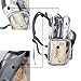 DEARFUN Clear Backpack Eco friendly Student Book Bag Transparent School Daypack for Teenager Girls Boys, Medium Size Stadium Approved