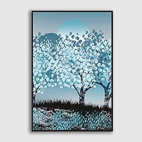 SIGNFORD Framed Canvas Home Artwork Decoration Abstract Colorful...