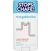 Megababe Thigh Rescue Anti-Chafe Stick | Prevents Skin Chafe & Irritation | Thighs, arms, Bra-Lines & More