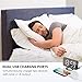 Faveo Digital alarm clock - stylish led clock with the USB port, a huge display, adjustment of display's brightness, the function of saving the configuration