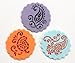Designer Stencils Silk Paisley Cookie Stencils, Mini, Beige/Semi-Transparent