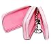 Key Case BaouBow Car Key Holder Genuine Leather Zipper Key Chain Wallet With Double Deck For Men Women(Pink)