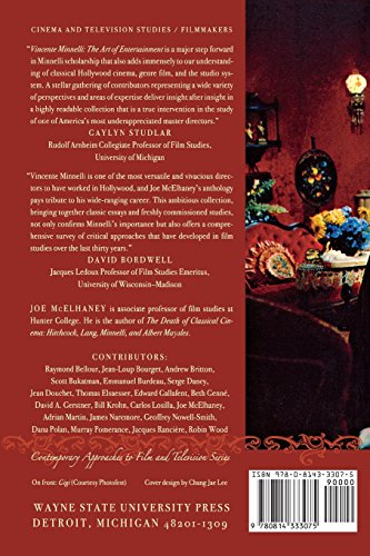 image for Brand: Wayne State Univ Pr Vincente Minnelli: The Art of Entertainment