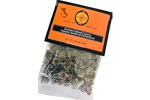 Giannetti Artisans Sicilian Salted Capers of Pantelleria - Imported from Italy - 75 g