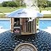 SmokeWare Vented Chimney Cap – Compatible with The Big Green Egg, Stainless Steel Replacement Accessory