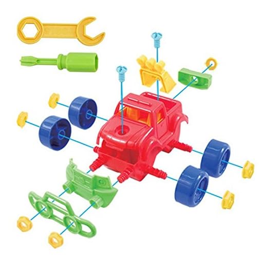 LightningStore Cool Colorful Stylish DIY Build Your Own Car Model - Jeep Truck Car Puzzle Assembly Toy - An Excellent Educational Toy For Your Kids and Children - Image 6