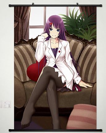 Home Decor Anime Bakemonogatari Wall Scroll Poster Fabric Painting Senjougahara Hitagi 058 L