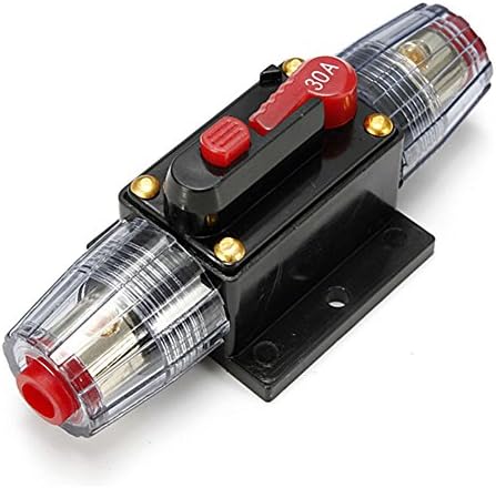 30AMP 30A DC 12V/24V/32V Car Stereo Audio Circuit Breaker Inline Fuse Holder