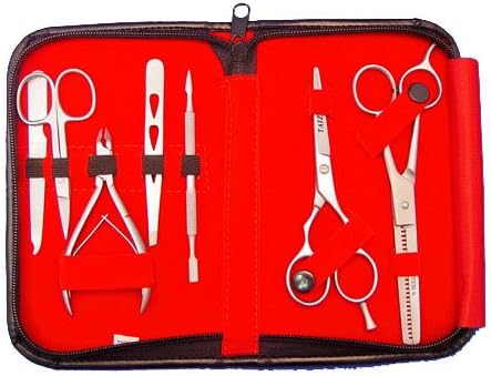 TAIZE - Taize-II - All-in-One-Kit - Hair Shear and Thinning Shear plus Manicure Set - (7 Pieces)