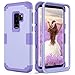 BENTOBEN Galaxy S9 Plus Case, Samsung S9 Plus Case Purple, Shockproof Slim 3 in 1 Hybrid Hard PC Soft Silicone Heavy Duty Rugged Bumper Protective Case for Samsung Galaxy S9 Plus(2018),Purple