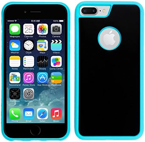 Koala Stick Anywhere Phone Case–For iPhone 7 / 7s –Nano Suction Cups Stick to Flat &amp; Smooth Surfaces to Defy Gravity – Hands-free or Full Body Selfies &amp; Videos--Easy-Clean &amp; Anti-Scratch -Blue