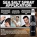 The London Grooming Company Sea Salt Hair Spray for Men | Messy/Textured Look | Firm All-Day Hold - Matte Finish | 8.8 Fl Oz (250ml)