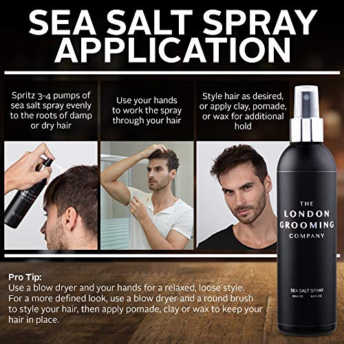 The London Grooming Company Sea Salt Texturizing Spray For Men