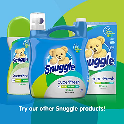 Snuggle Plus SuperFresh Fabric Softener Dryer Sheets with Static