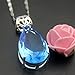 Hermosa Pendant Necklace London Blue Topaz Teardrop Jewelry for Women Gifts