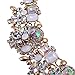 Holylove Gold Chain With Stuning White Crystal Stones Necklace-8041white