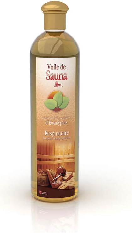 Camylle - Sauna Fragrance Eucalyptus - Fragrances Based on Pure and Natural Essential Oils for Sauna - Respiratory with Fresh penetrating Aromas - 250ml