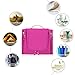 Hanging Toiletry Bag Travel Cosmetic Kit - Large Essentials Organizer - Sturdy Hook Makeup bag - Heavy Duty Waterproof for Men and Womens (Rose Pink)