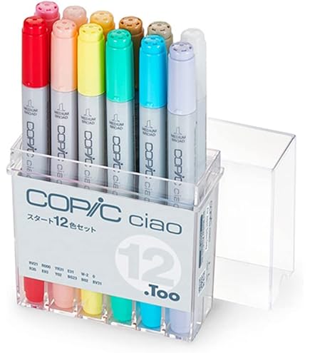 Amazon.com: Copic Markers 9-Piece Ciao Manga Set, Primary