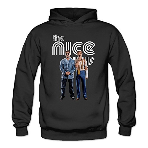 XJBD Women's The Nice Guys Special Sweatshirt Black Size S