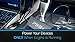 UL Listed CAR Charger for HP 15 17 Stream 11 13 14 Pavilion Spectre Envy X360 Touchsmart 15 13 M6 Probook Elitebook Laptop Chromebook 11 G4 G5 EE 394882-001 462602-001 463957-001 HSTNN-AA04 10 Ft Long