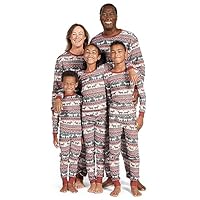 The Children's Place baby girls Family Matching Christmas Holiday Pajamas Sets, Snug Fit 100% Cotton, Adult, Big Kid, Toddler, and Toddler Sleepers, Harvest Fairisle, 3-6 Months US