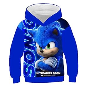 Kinderkleding, 4 tot 14 jaar, capuchonsweatshirts voor kinderen, Trolls World Tour, Sonic 3D, hoodie , trui, jongens…