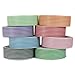 Crafty Rabbit Stripe Washi Tape - Set of 8 Rolls - 262 Feet Total - Multicolor
