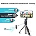 Viixm Selfie Stick Tripod, All in 1 Portable Extendable Selfie Stick with Detachable Wireless Remote & 1 Spare Battery, Aluminum Alloy Rod, Non Skid Tripod Feet. Suitable for Apple & Android Devices