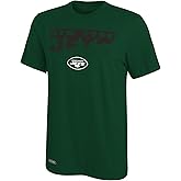 New Era NFL Men's Scoreboard Dri-Tek Short Sleeve Tee, New York Jets Medium