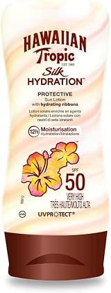 Hawaiian Tropic Silk Hydration SPF 50 Sun Lotion 3x 180ml Moisturizing Water view 2