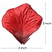 NewCool 3000 Pcs Dark Red Silk Rose Petals Artificial Flowers Decorations, Wedding Party Vase Home Decor Bridal Petals Rose Flower Favors Decoration