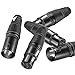 Neewer Micro Snake 3 Pin XLR Charger Connector 20pcs Audio Jack Microphone Connector with Charger Cable 10 Male and 10 Female Connectors Zinc Alloy