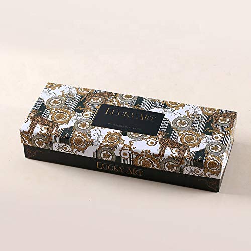 Coffee Cup Sets Luxury Arabic Style Espresso Coffee Cup Ceramic Small Tea Cup and Saucer Set of 6