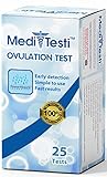 MediTesti™ Ovulation Test - Includes 25 Ovulation Test Strips (LH test)