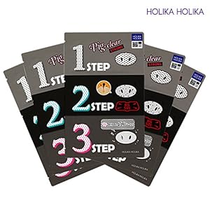 Image of Holika Holika Pig Nose Clear Blackhead 3-Step Kit Strong Pack of 5