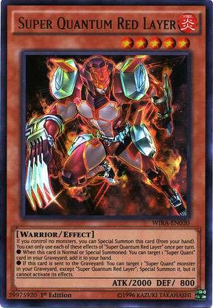 Yu-Gi-Oh! - Super Quantum Red Layer - WIRA-EN030 - Ultra Rare - 1st Edition (WIRA-EN030) - Wing Raiders - 1st Edition - Ultra Rare