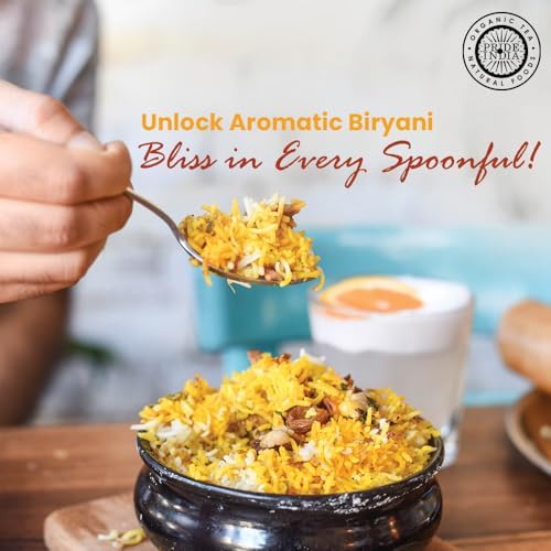 PRIDE OF INDIA – INDIAN BIRYANI MASALA SEASONING SPICE – 2.40 OZ. SMALL DUAL SIFTER BOTTLE – GOURMET SPICE BLEND – IDEAL FOR LAYERED VEGETABLE AND MEAT PILAF – SUITABLE FOR VEGETARIANS & VEGANS