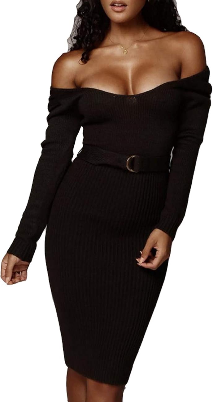 bodycon dress with belt