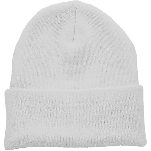 CANCA Unisex Cuff Warm Winter Hat Knit Plain Skull Beanie Toboggan