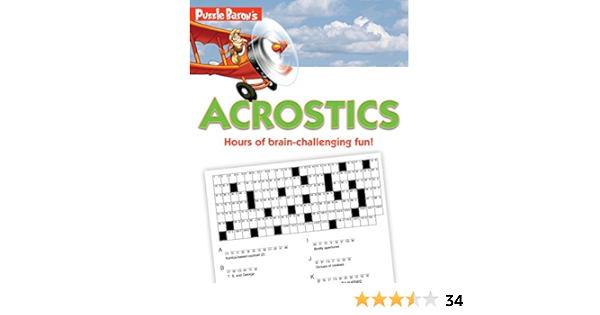 Amazon Com Puzzle Baron S Acrostics 9781615642274 Baron Puzzle Books