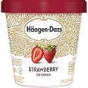 Haagen-Dazs, Strawberry Ice Cream, 14 oz (Frozen)