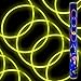 Fun Central J3 22 Inch Premium Glow Stick Necklaces Yellow - 50 Count